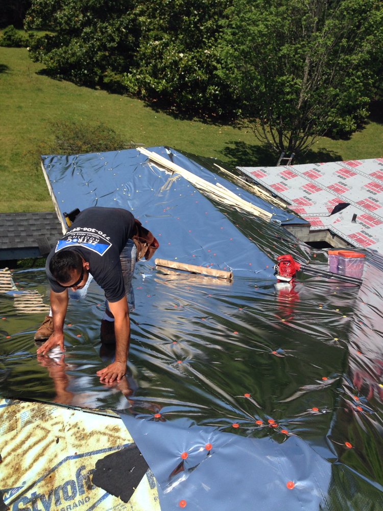 radiant barrier insulation roof instalation