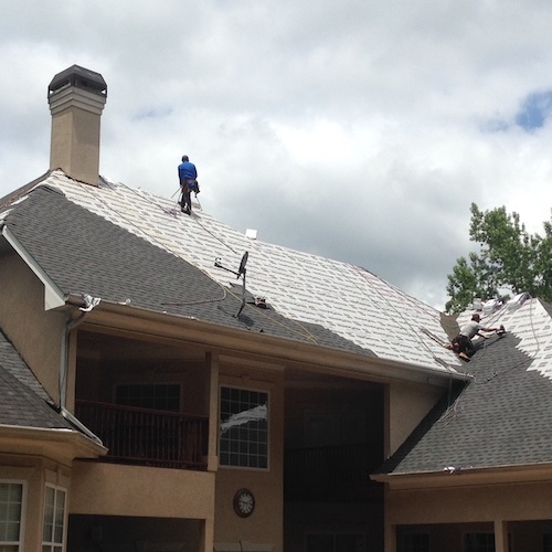 contact us about roofing services