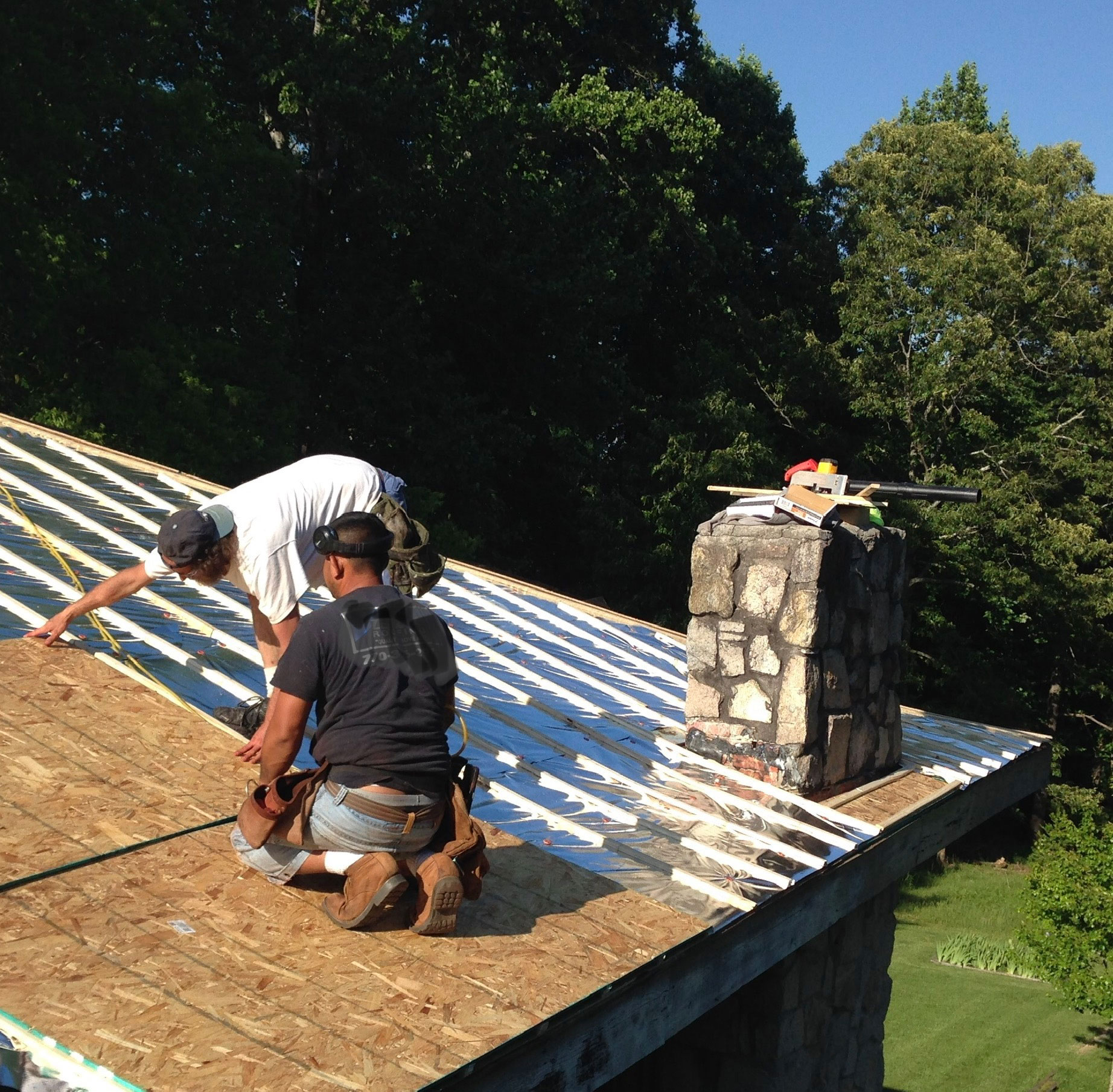 Working on a Radiant Roof